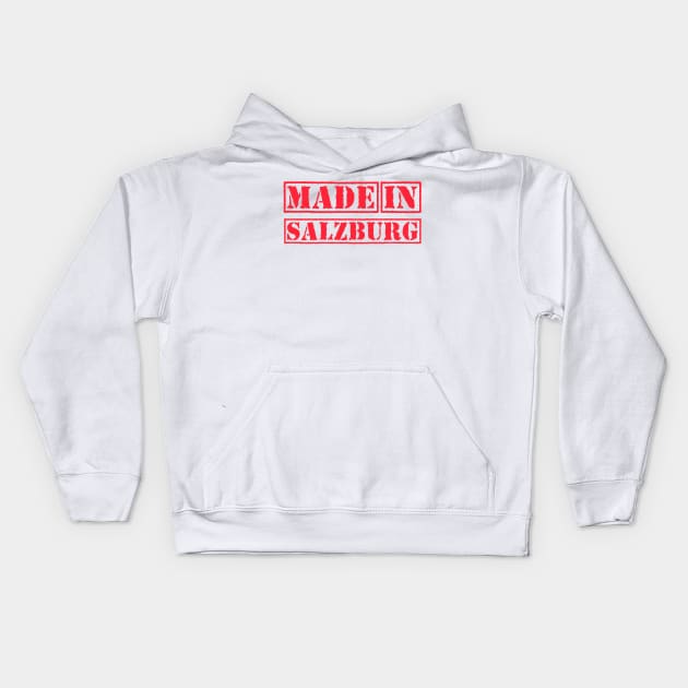 Made in Salzburg Austria Kids Hoodie by xesed